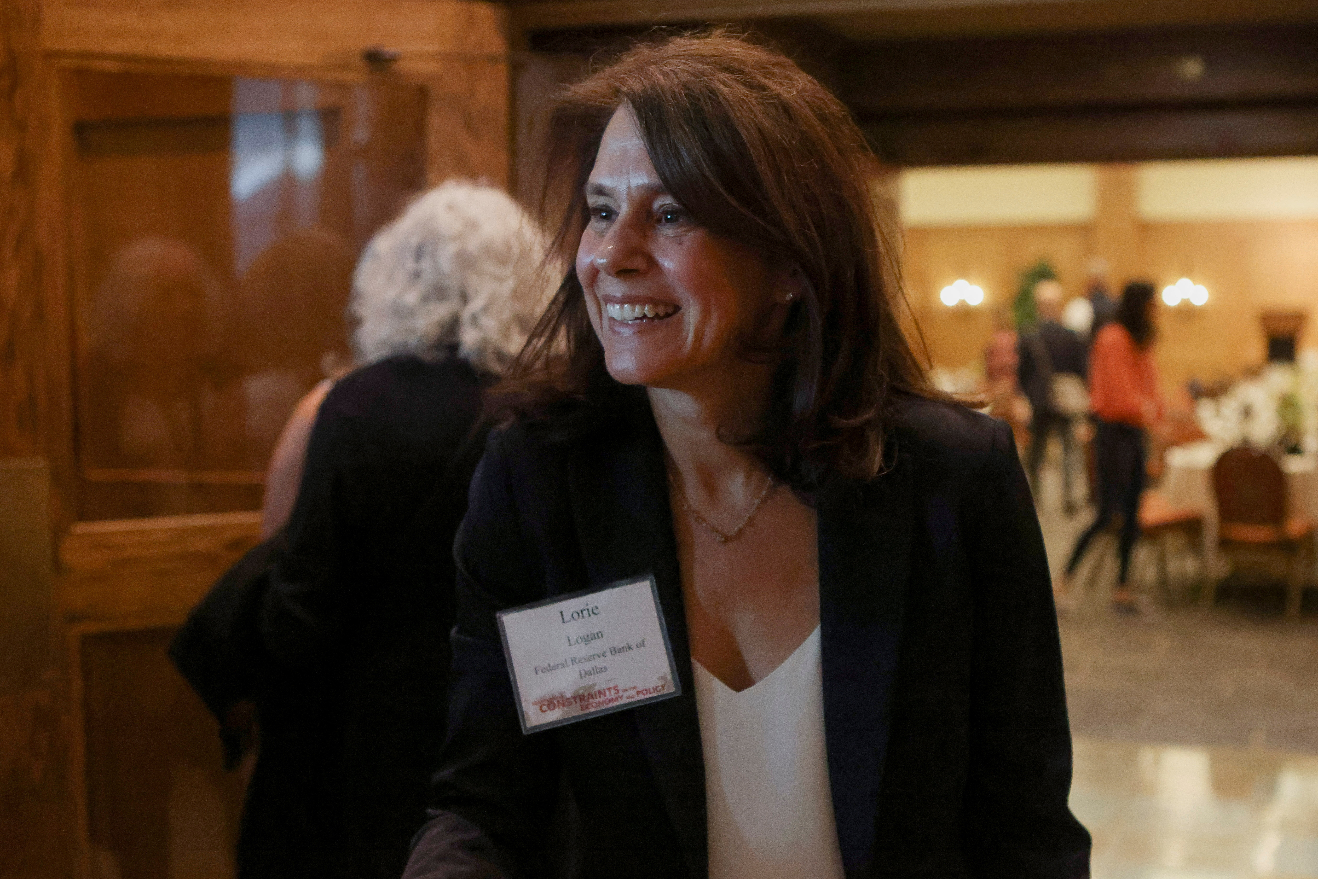 Dallas Fed President Lorie Logan.
Image Source: Reuters