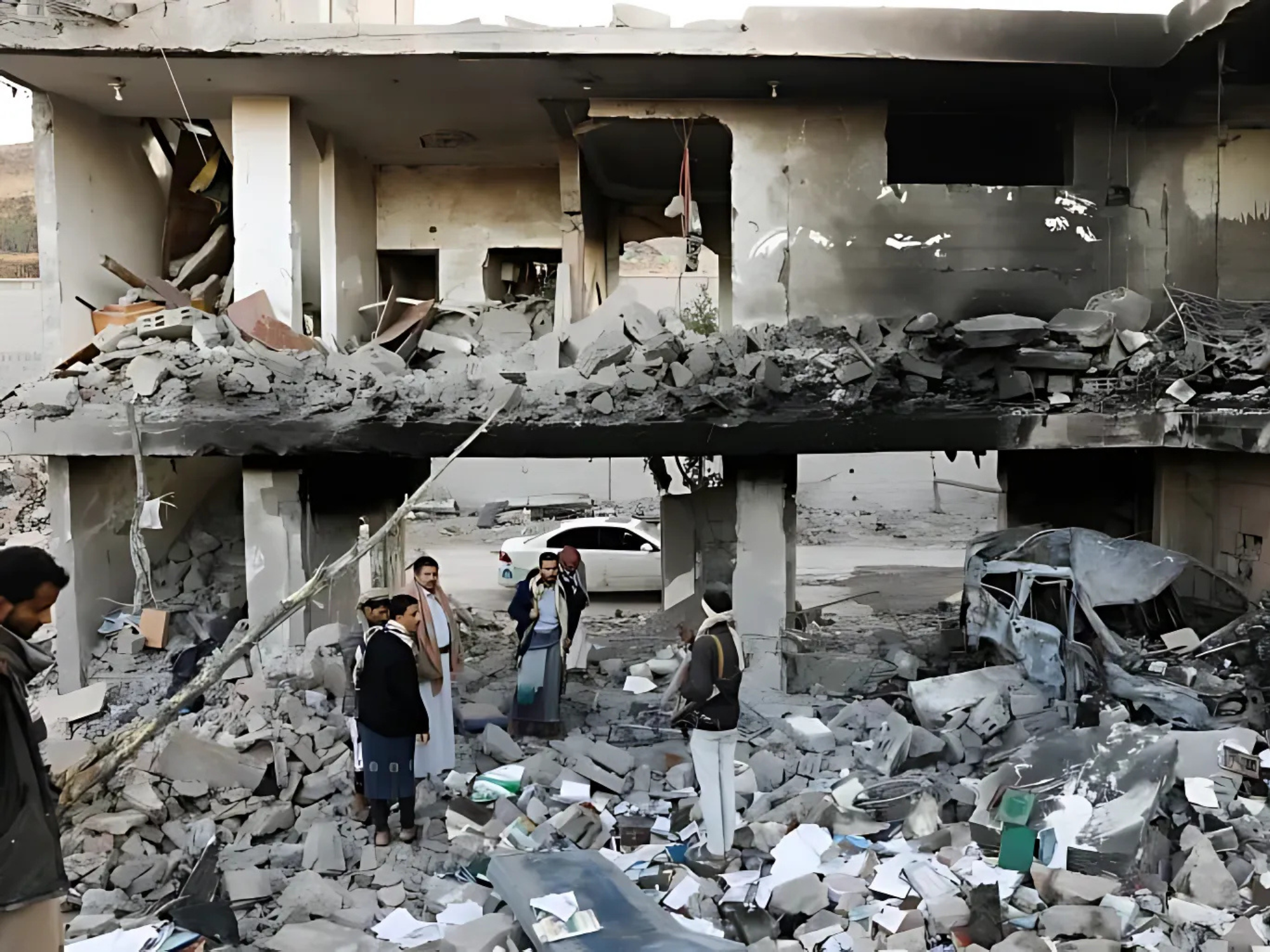 Saudi-led coalition launches deadly air raids in Yemen’s Sanaa.
Image Source: Al Jazeera