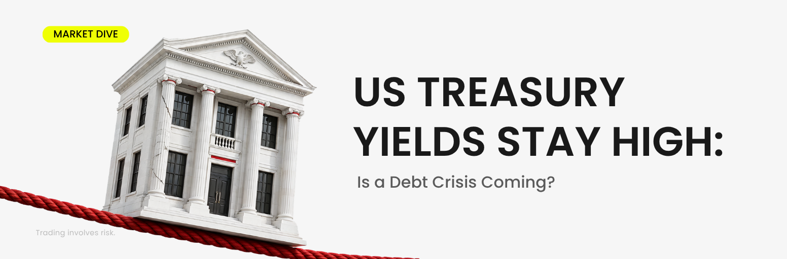 US Treasury yields remain elevated as term premium and federal debt risks increase