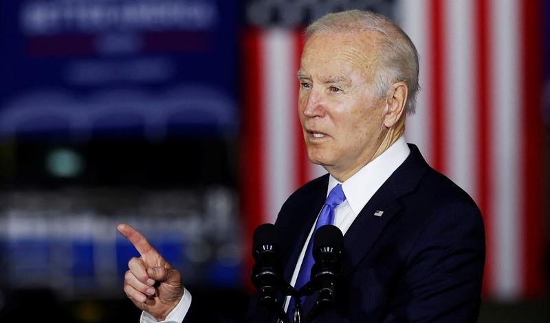 USA president Biden is presenting his point view about CPI and inflation