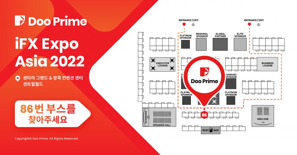 Doo Prime 2022년 iFX Expo Asia