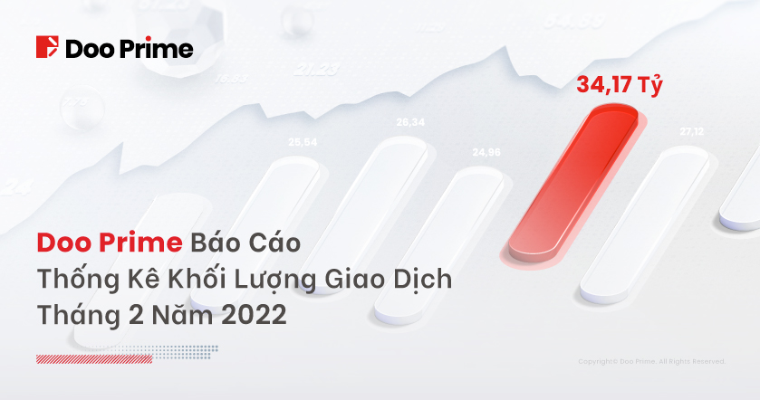 Doo Prime Báo Cáo Thống Kê Khối Lượng Giao Dịch Tháng 2 Năm 2022