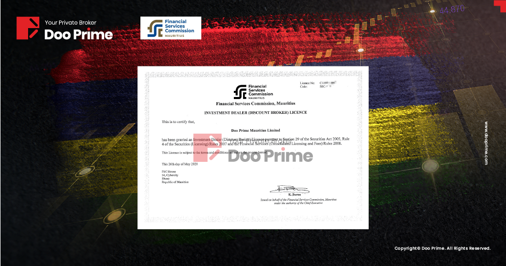 Doo Prime Has Been Granted The Mauritius FSC License | www.dooprime.com