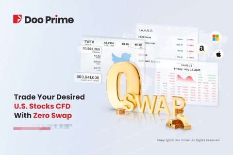 Trade Your Desired U.S. Stocks CFD With Zero Swap