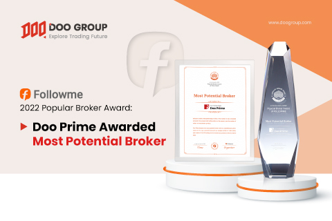 FOLLOWME 2022 Popular Broker Award: Doo Prime Awarded “Most Potential Broker” & “Top 10 Popular Broker”