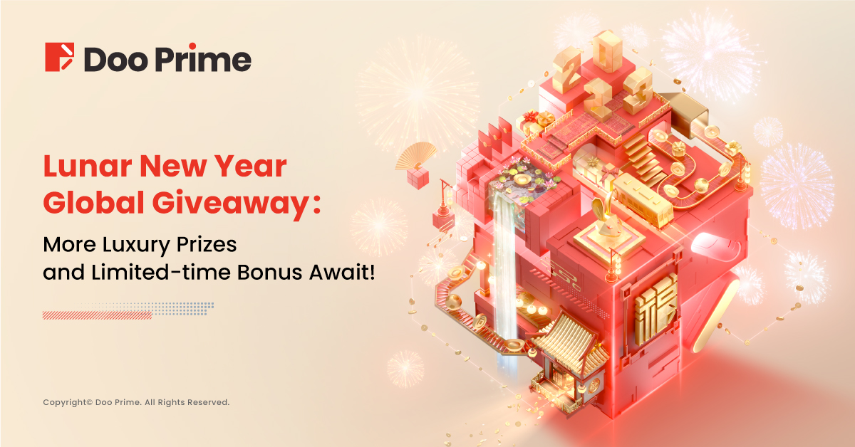 Lunar New Year Global Giveaway: More Luxury Prizes and Limited-time Bonus Await!