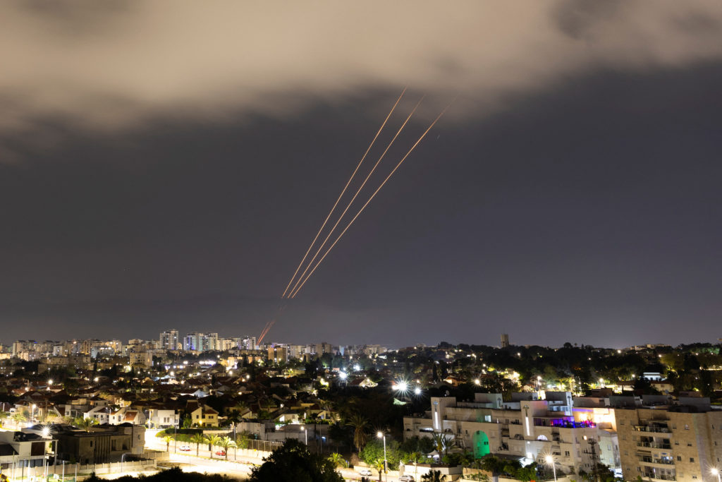 Iran unleashed a barrage of drones and missiles aimed at Israel. 

Image Source: PBS News 