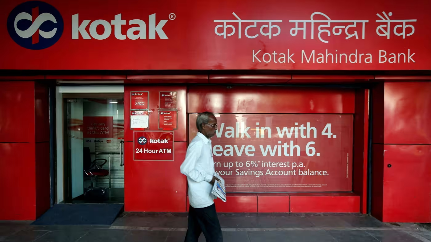 India’s central bank has banned Kotak Mahindra Bank from issuing credit cards or taking on new digital and mobile banking customers. 

Image Source: Reuters 