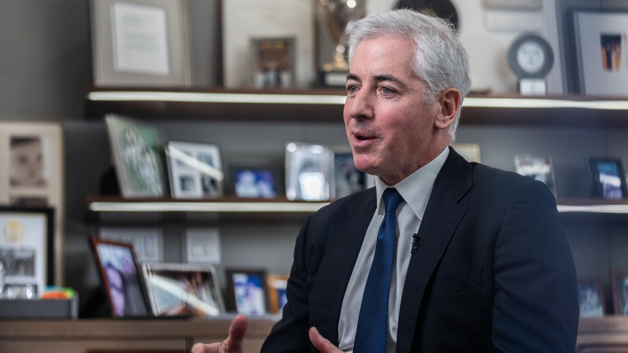 Pershing Square Capital Management founder Bill Ackman, known for his strategic investments, had previously supported Donald Trump's Republican rivals, including Nikki Haley, in the party's primary contest earlier this year.
Image Source: Bloomberg